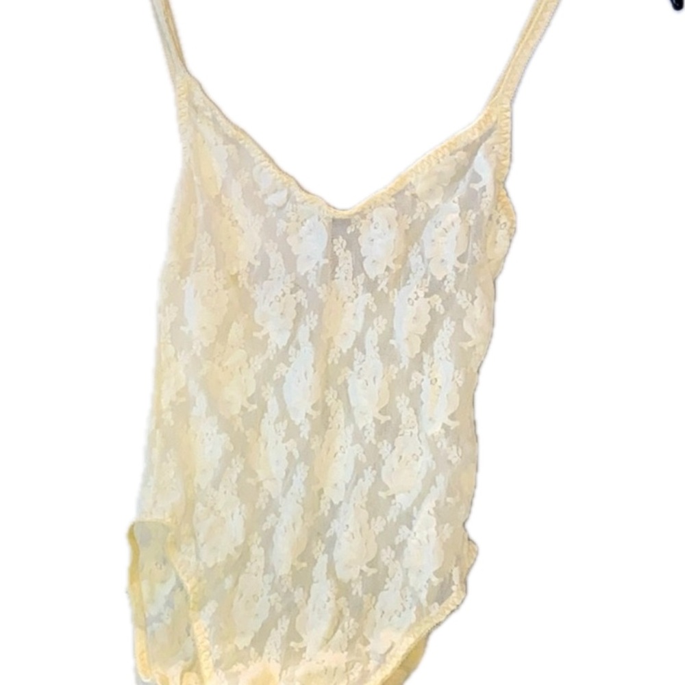 Dior Cream Lace Bandeau